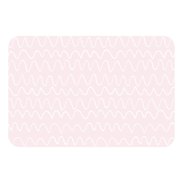 Protector de escritorio ondas rosas 60 x 40 cm
