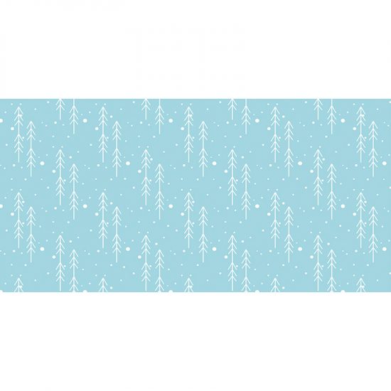 Alfombra vinílica infantil flechas azul cielo 97 x 48 cm