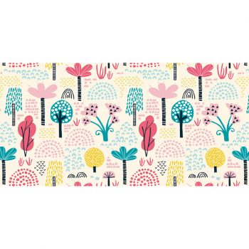 Alfombra vinílica infantil happy spring 97 x 48 cm
