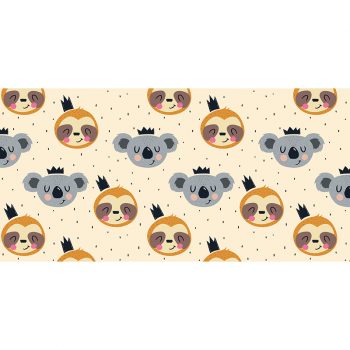 Alfombra vinílica infantil Happy Koala 97 x 48 cm