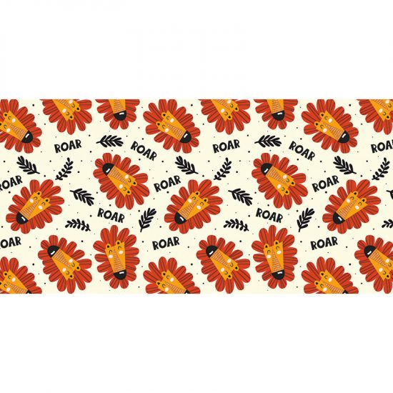 Alfombra vinílica infantil león feliz 97 x 48 cm