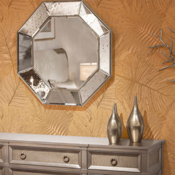 vinilo decorativo Testo Dorado recibidor