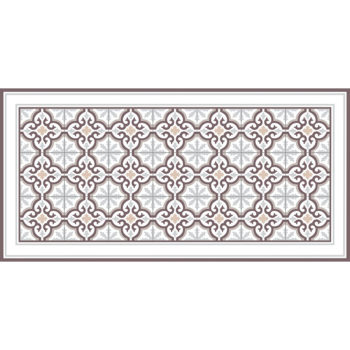 Alfombra vinílica Rabat Grey 97 x 48 cm