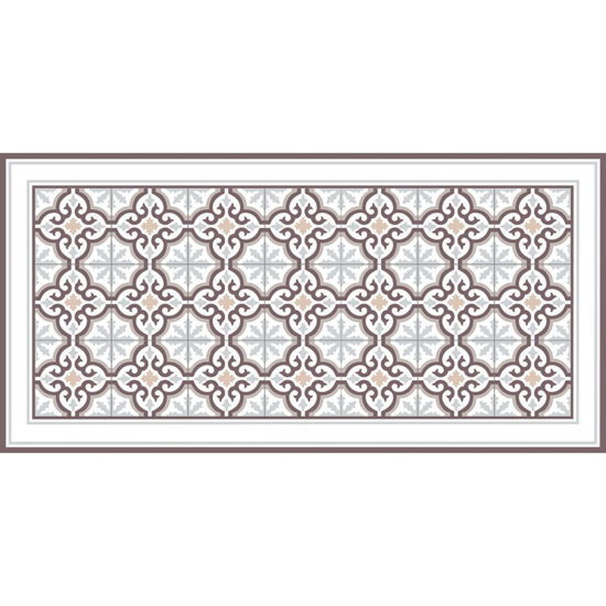Alfombra vinílica Rabat Grey 97 x 48 cm