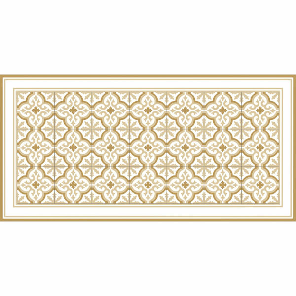 Alfombra vinílica Rabat Yellow 97 x 48 cm