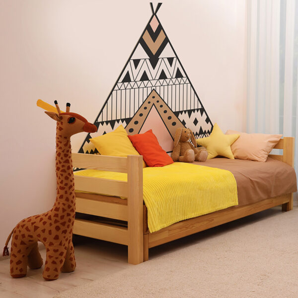 Habitación infantil cabecero de cama Tippy marrón