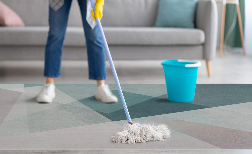 alfombras vinílicas fácil limpieza