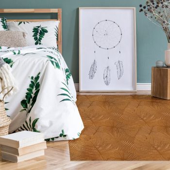 Dormitorio alfombra vinílica