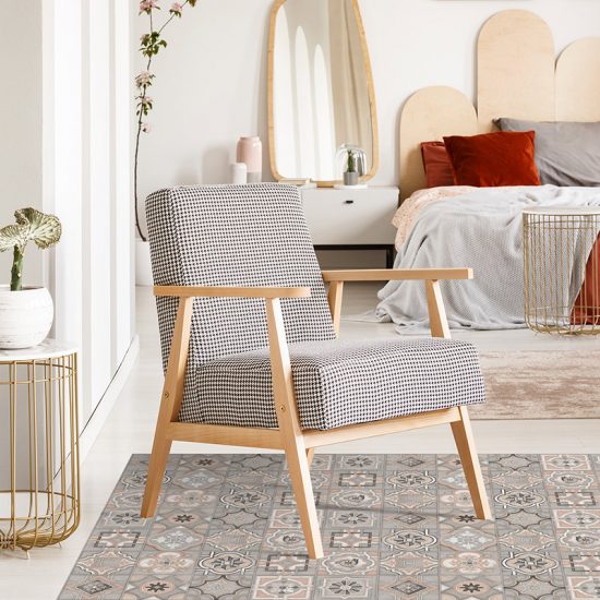 Dormitorio alfombra vinílica