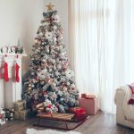 Salón decorado Navidad