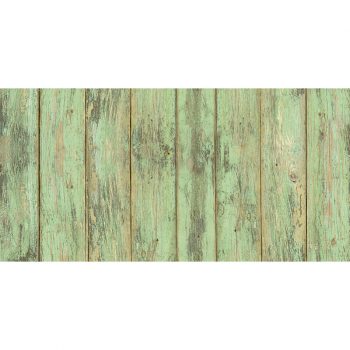 Alfombra vinílica madera verde 97 x 48 cm