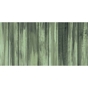 Alfombra vinílica madera verde 97 x 48 cm