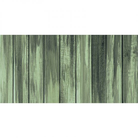 Alfombra vinílica madera verde 97 x 48 cm