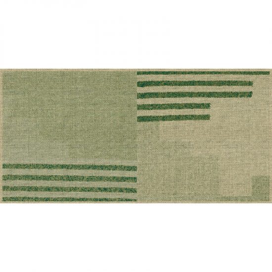 Alfombra vinílica Textura verde 97 x 48 cm