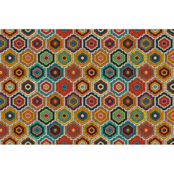 Alfombra Vinílica Hexagon 196 x 130 cm