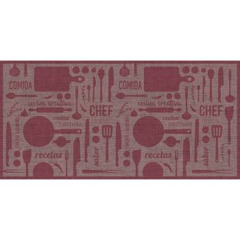 alfombra vinílica cocina chef 97 x 48 cm