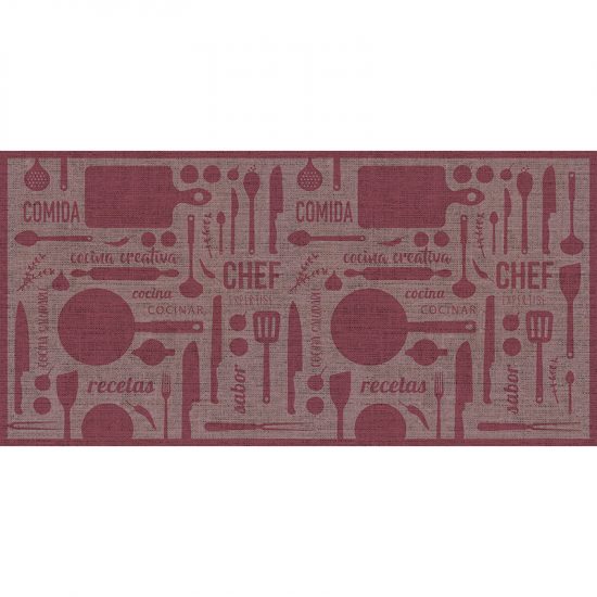 alfombra vinílica cocina chef 97 x 48 cm