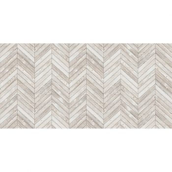 Alfombra vinílica Madera Espiga blanca 97 x 48 cm