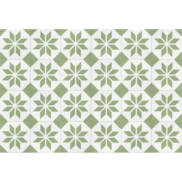 Alfombra vinílica Videl verdoso 143x97 cm