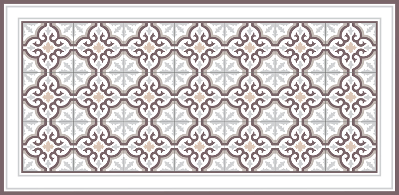 Alfombra Vinílica Rabat Grey
