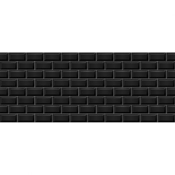 Vinilo decorativo ladrillo negro 80 x 200 cm