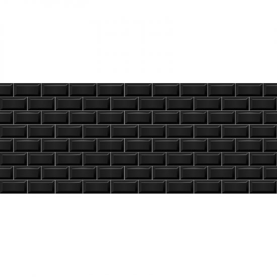 Vinilo decorativo ladrillo negro 80 x 200 cm