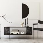 sala blanco y negro