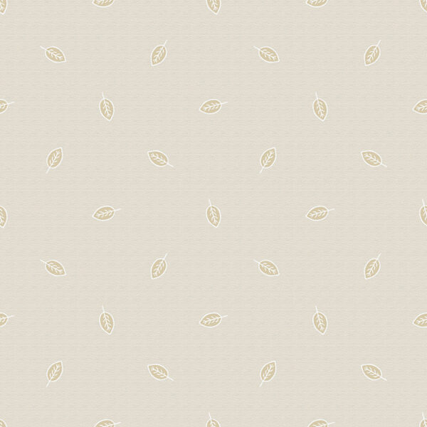 Papel pintado autoadhesivo hojas beige detalle