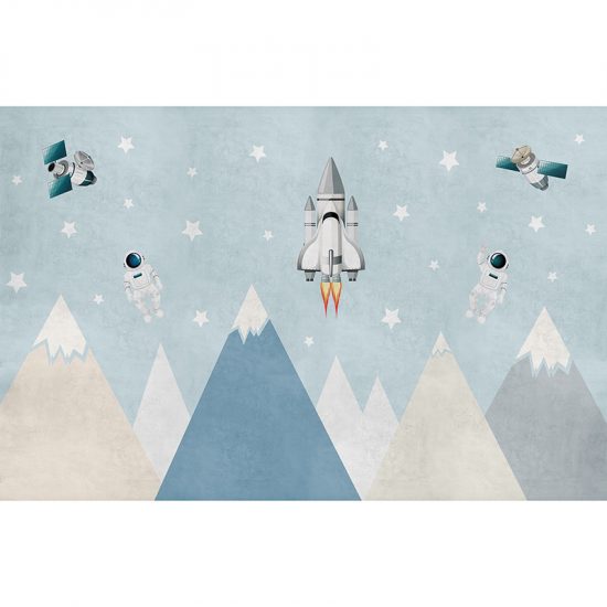 Papel pintado autoadhesivo mural Espacial