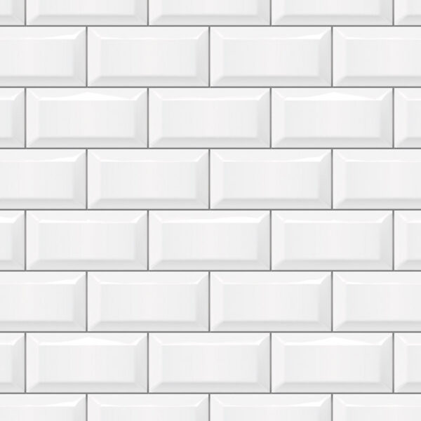 Papel pintado autoadhesivo Ladrillo blanco baldosa detalle