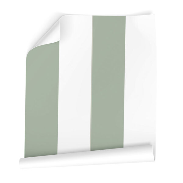 Papel pintado autoadhesivo Rayas verde