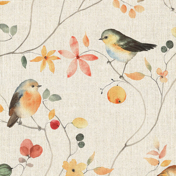 Papel pintado autoadhesivo mural Happy bird detalle