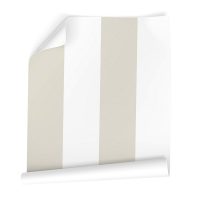 Papel Tapiz No Tejido Rasch Poetry 424140: Rayas Beige/Marrón Bloque Moderno (Rollo 6x2.5m)