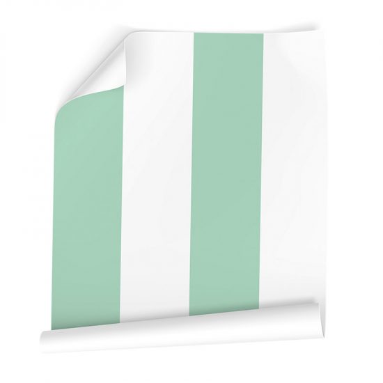 Papel pintado autoadhesivo Rayas mint