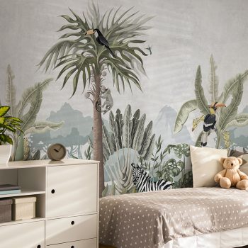 Papel pintado autoadhesivo mural Savage habitación infantil