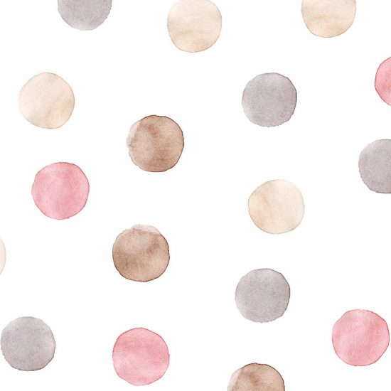 Papel pintado autoadhesivo Acuarela dots detalle