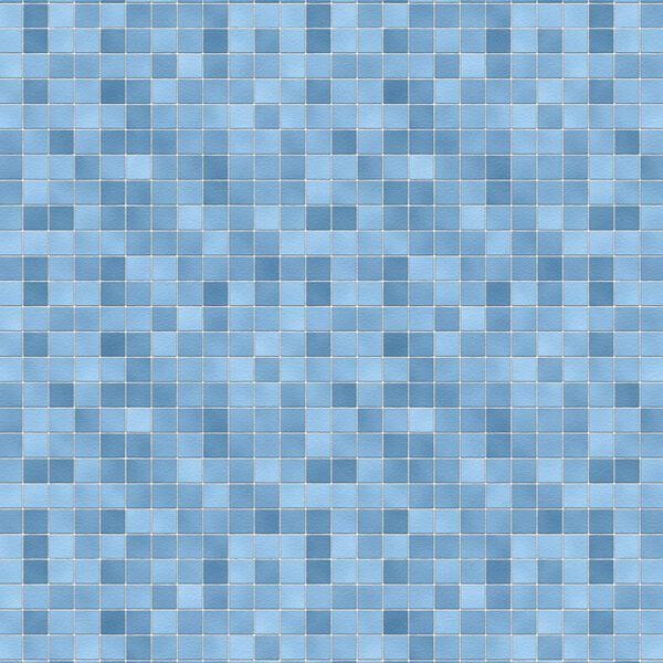 Papel pintado autoadhesivo Mosaic Blue detalle