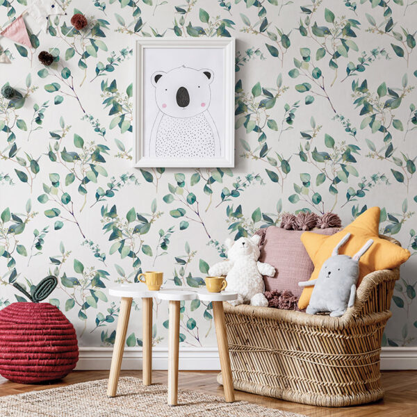 Papel pintado autoadhesivo Botanical habitación infantil