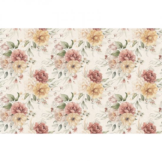 Papel pintado autoadhesivo mural Floral Vintage