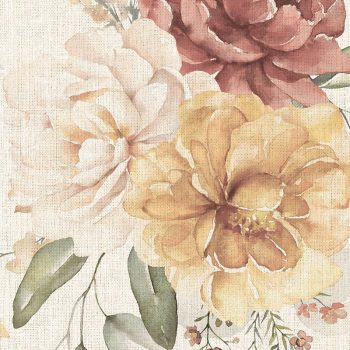 Papel pintado autoadhesivo mural Floral vintage detalle