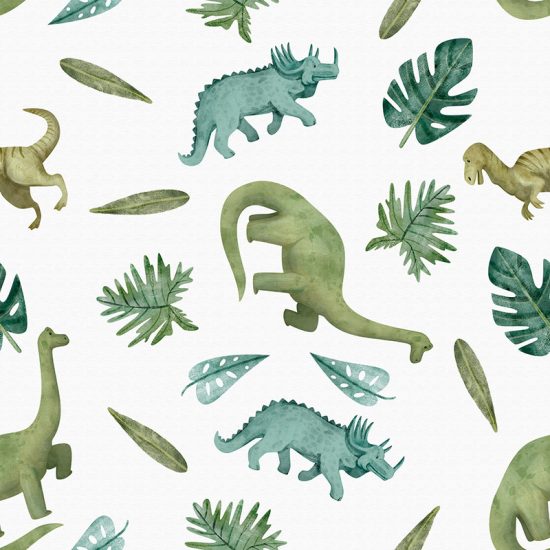 Papel pintado autoadhesivo Dino jungle detalle