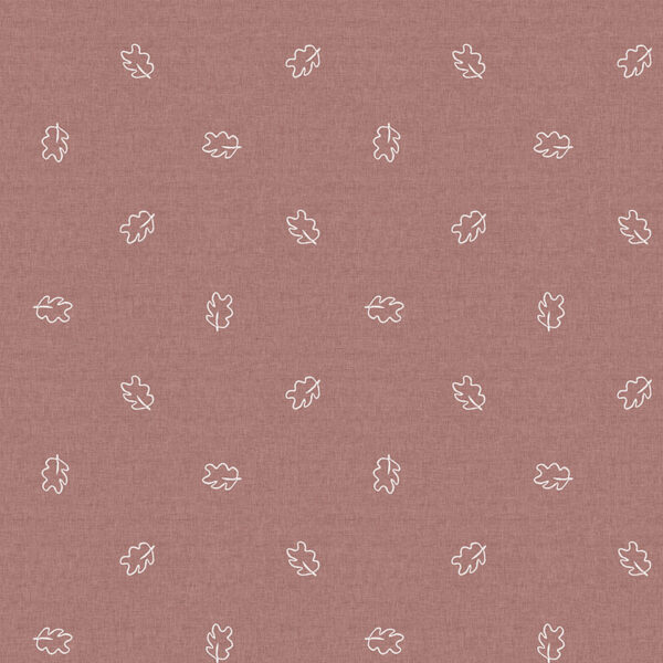 Papel pintado autoadhesivo hojas granate detalle