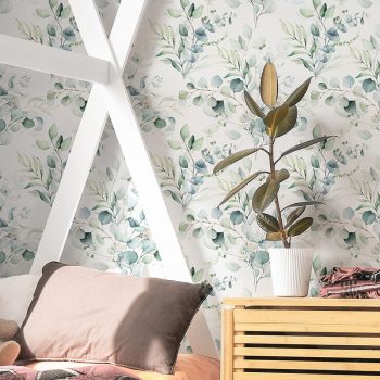 Papel pintado autoadhesivo eucalyptus habitación infantil