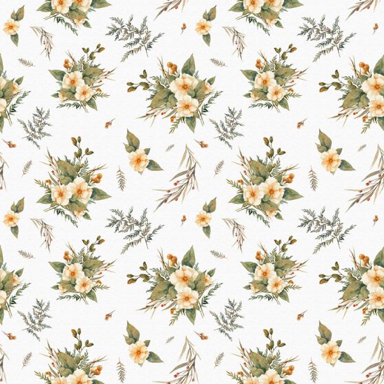 Papel pintado autoadhesivo Vainilla flower detalle