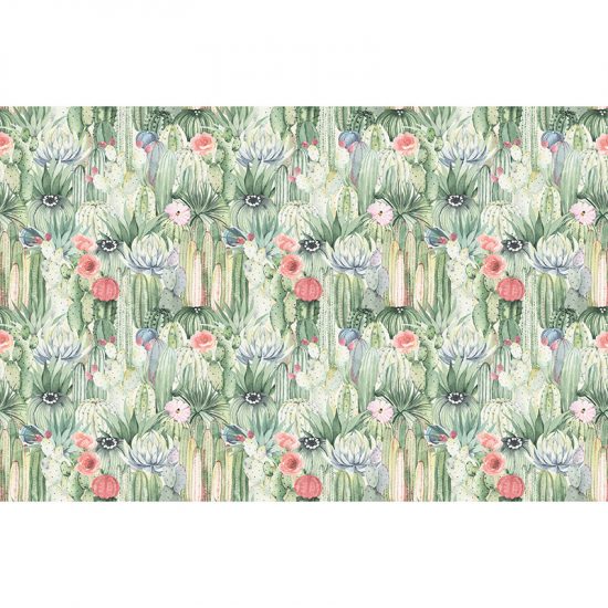 Papel pintado autoadhesivo mural Cactus