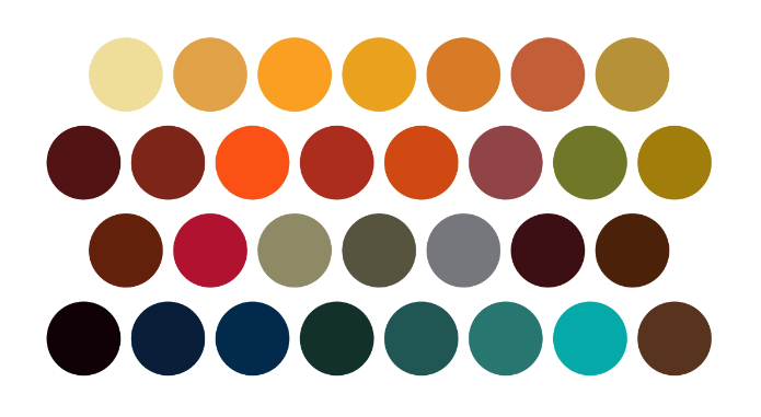 colores mid century