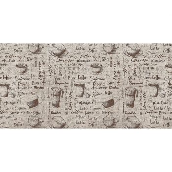 Alfombra Vinílica Cocina Coffee moment 97x48cm