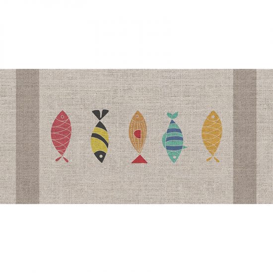 Alfombra Vinílica Cocina Fish 97x480cm