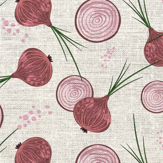 Alfombra Vinílica Cocina Cebollitas