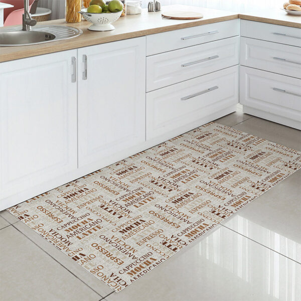 Alfombra Vinílica Cocina Latte 150x65cm